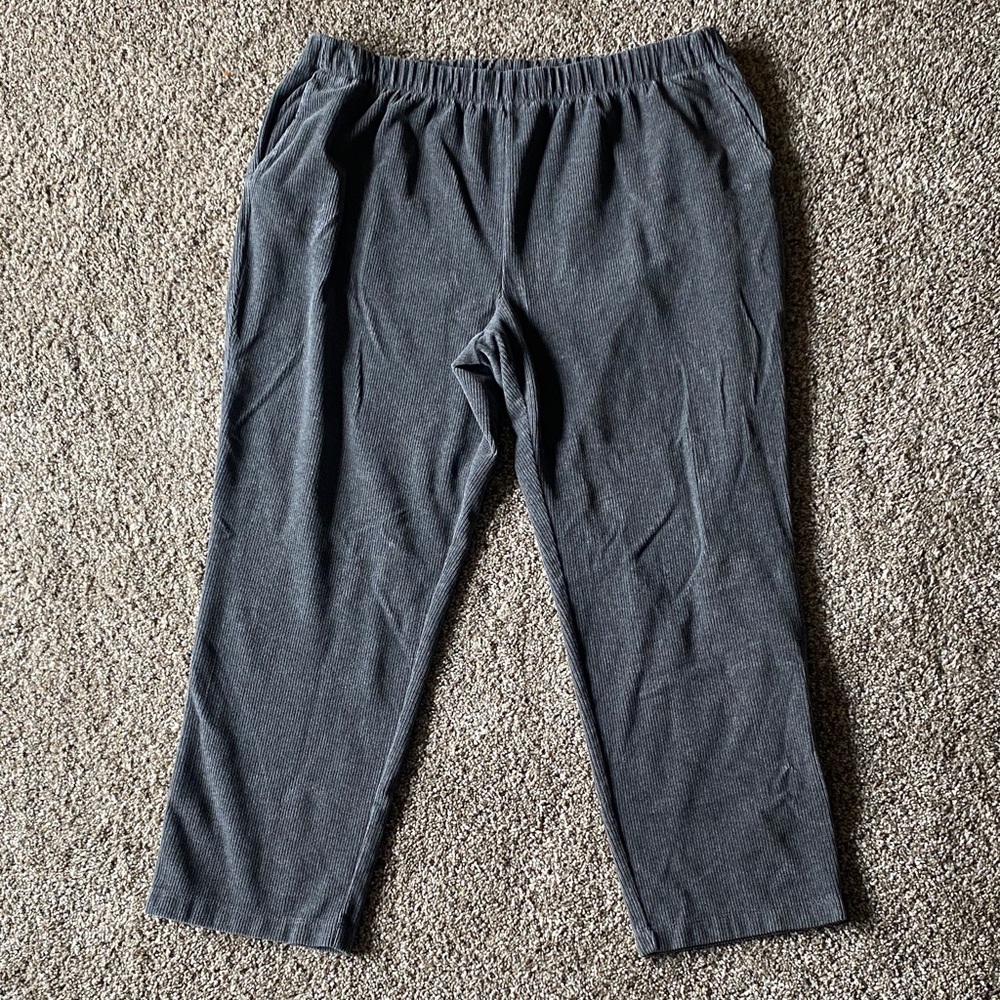 💚 3/$15 Lands' End Gray Women's Trousers F - Picture 3 of 6